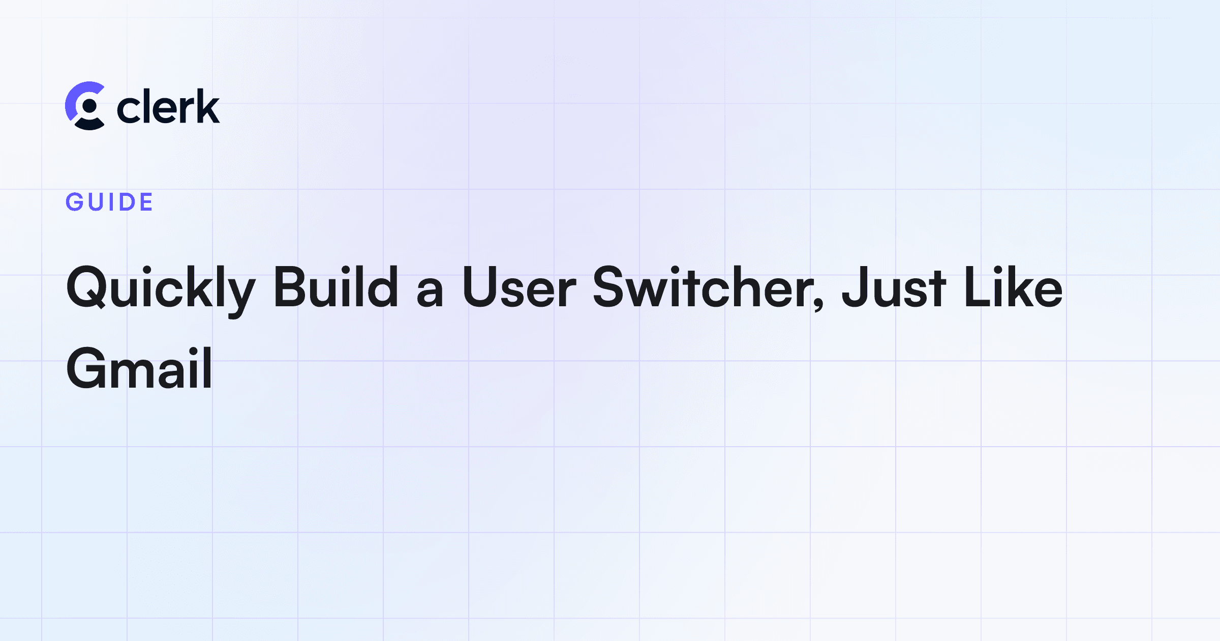 Quickly Build a User Switcher, Just Like Gmail